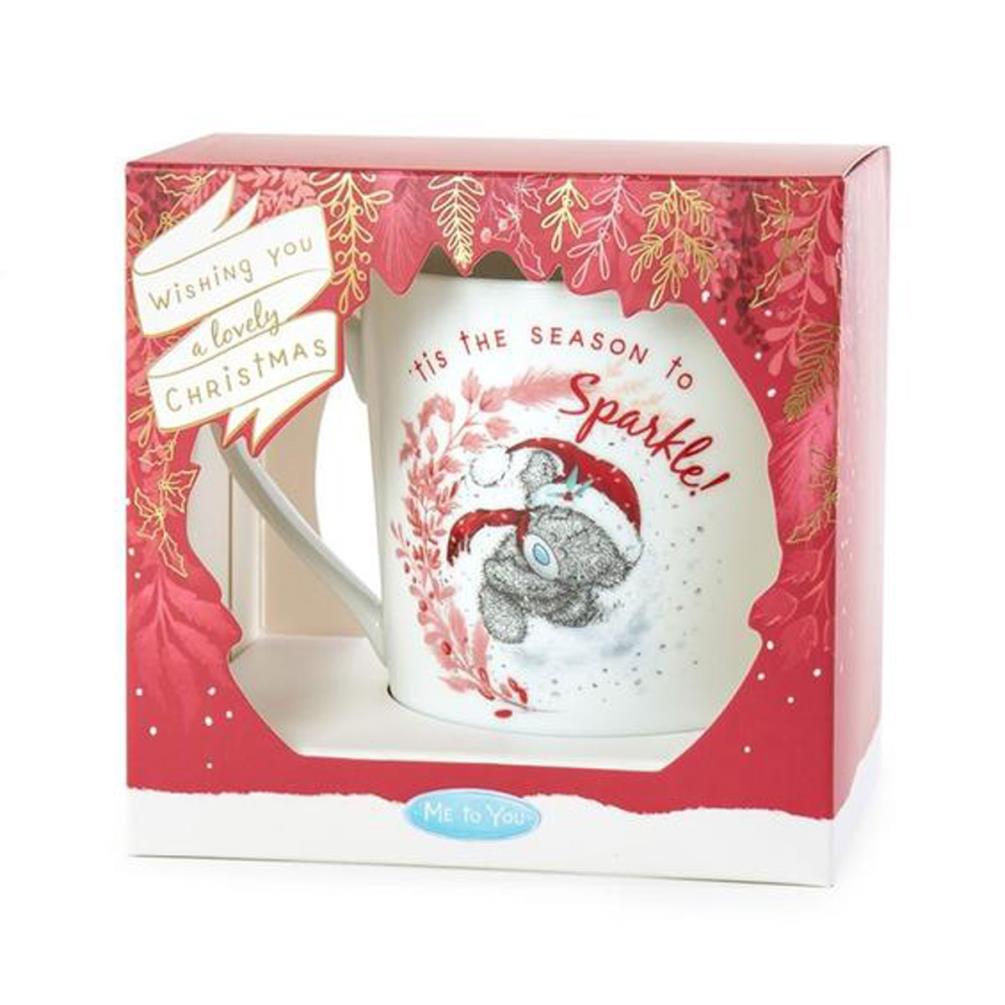 Season To Sparkle Me to You Bear Christmas Boxed Mug Extra Image 1